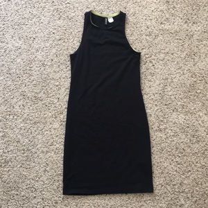 Black bodycon mini dress
